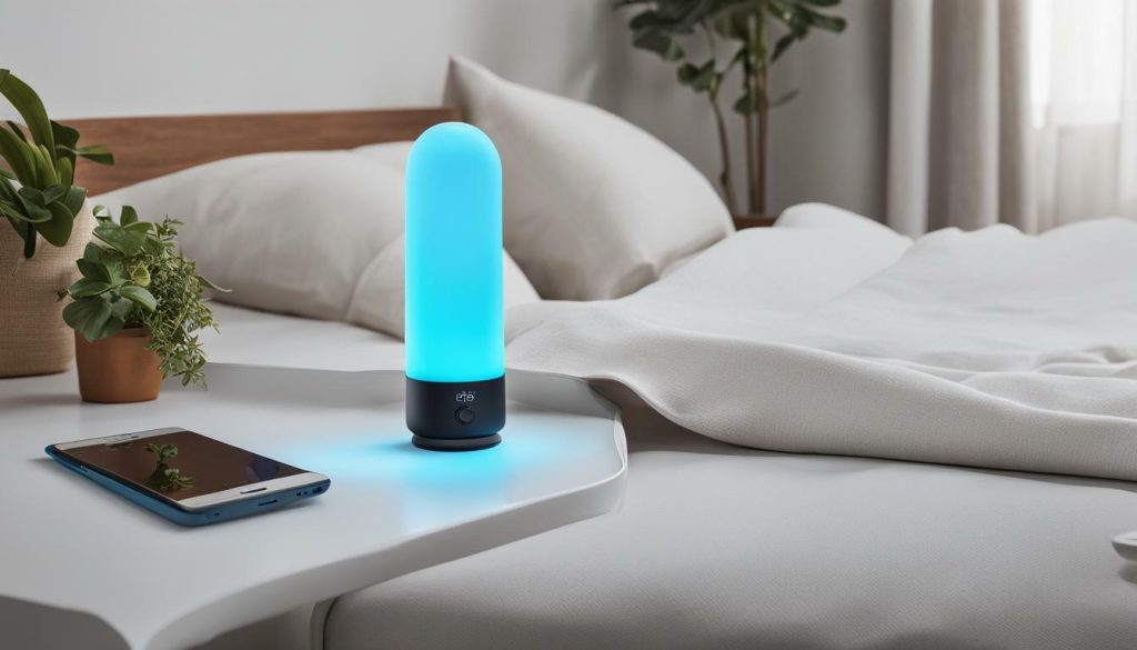 Blue light therapy device