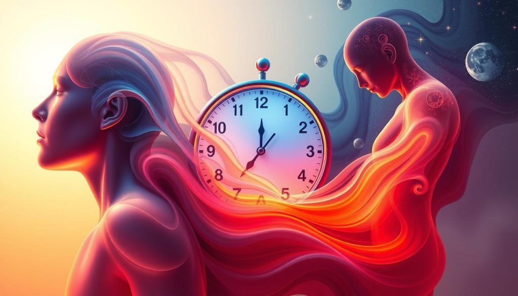 Interconnection of circadian rhythm and body temp