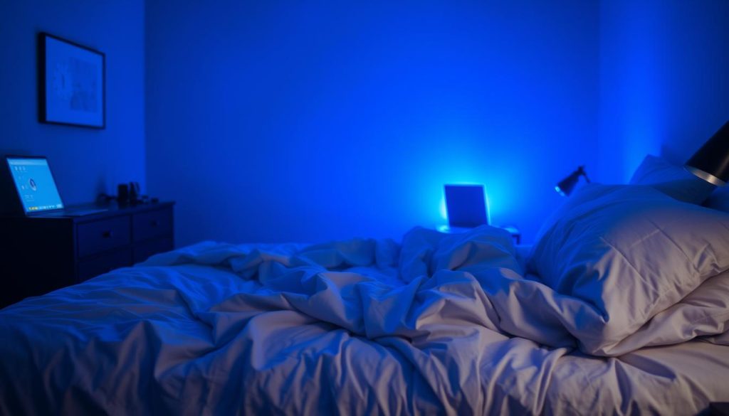 blue light sources and sleep patterns