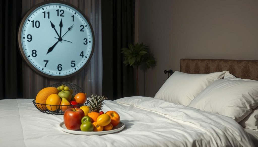 nutrition timing and sleep quality