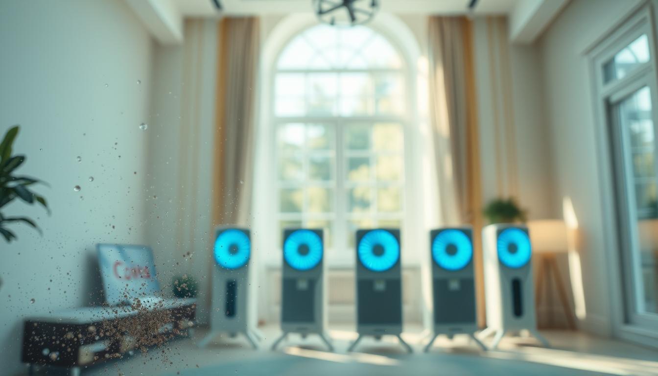 Do negative ions remove dust?