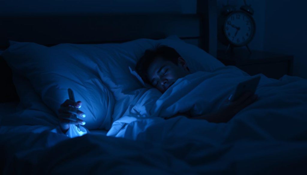 sleep disorders from blue light