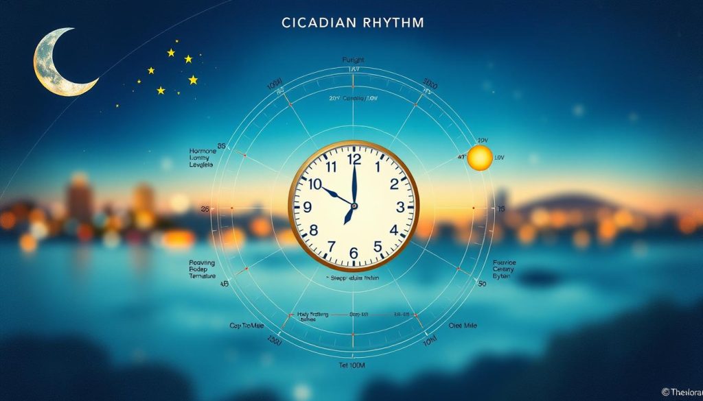 circadian rhythms sleep-wake cycle diagram