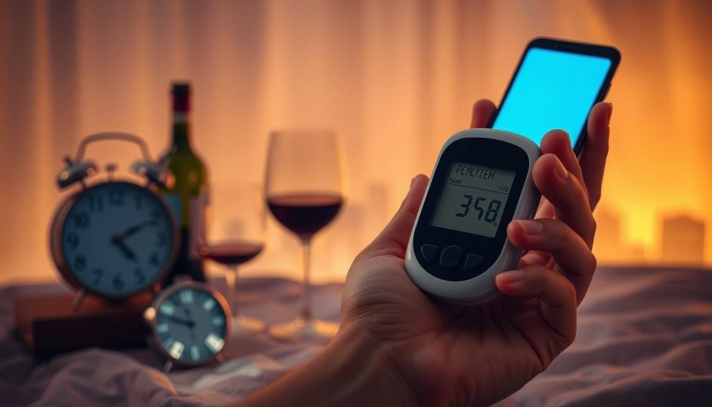 light exposure blood sugar lifestyle factors