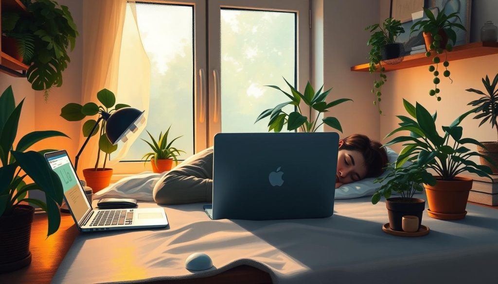 remote work flexible hours sleep patterns